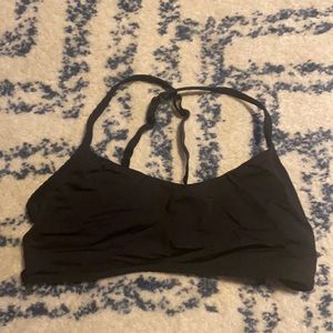 Lululemon black size 2 checkered back sports bra